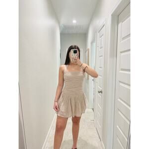 Abercrombie and fitch checkered halter mini dress - size small